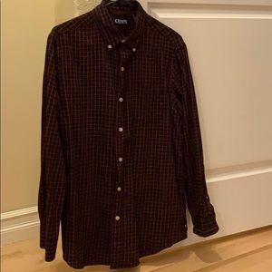 Men’s checkered dress shirt